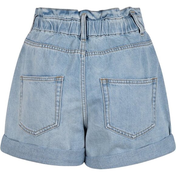 NWT ESQUALO Paperbag Mom Style Denim Jean Shorts - Picture 8 of 8